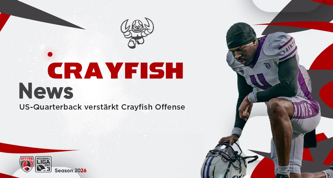 Neuer Quarterback für die Crayfish