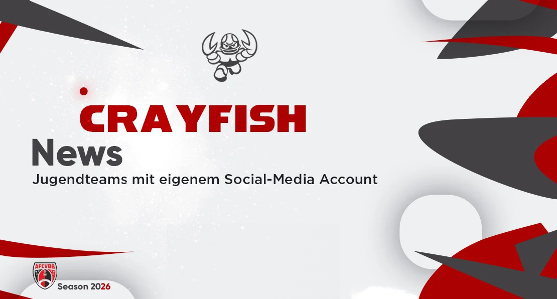 Cottbus Crayfish Youth starten eigene Social-Media-Kanäle
