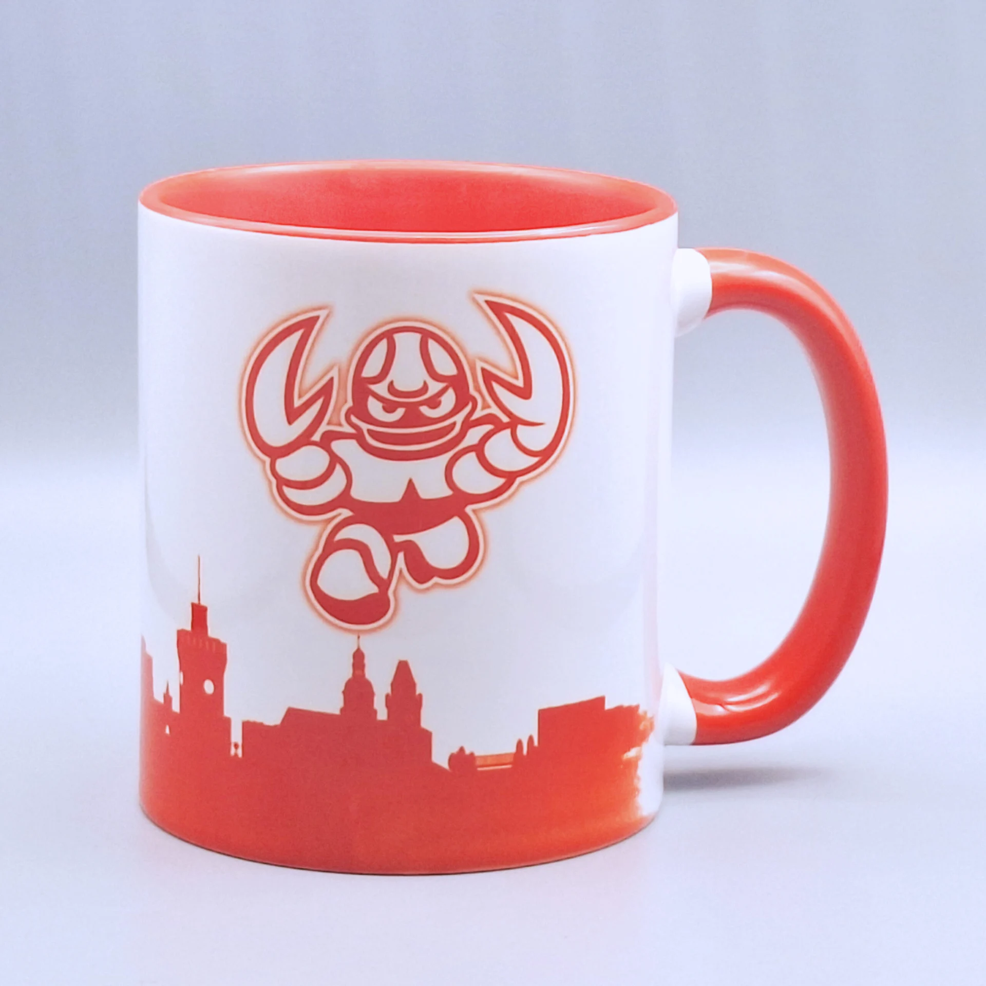 Kaffeetasse Skyline Cottbus mit Cottbus Crayfish