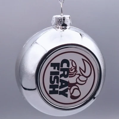 Weihnachtsbaumkugel (silber)