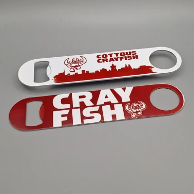 Crayfish Flaschenöffner – Logo (Rot oder Weiß)