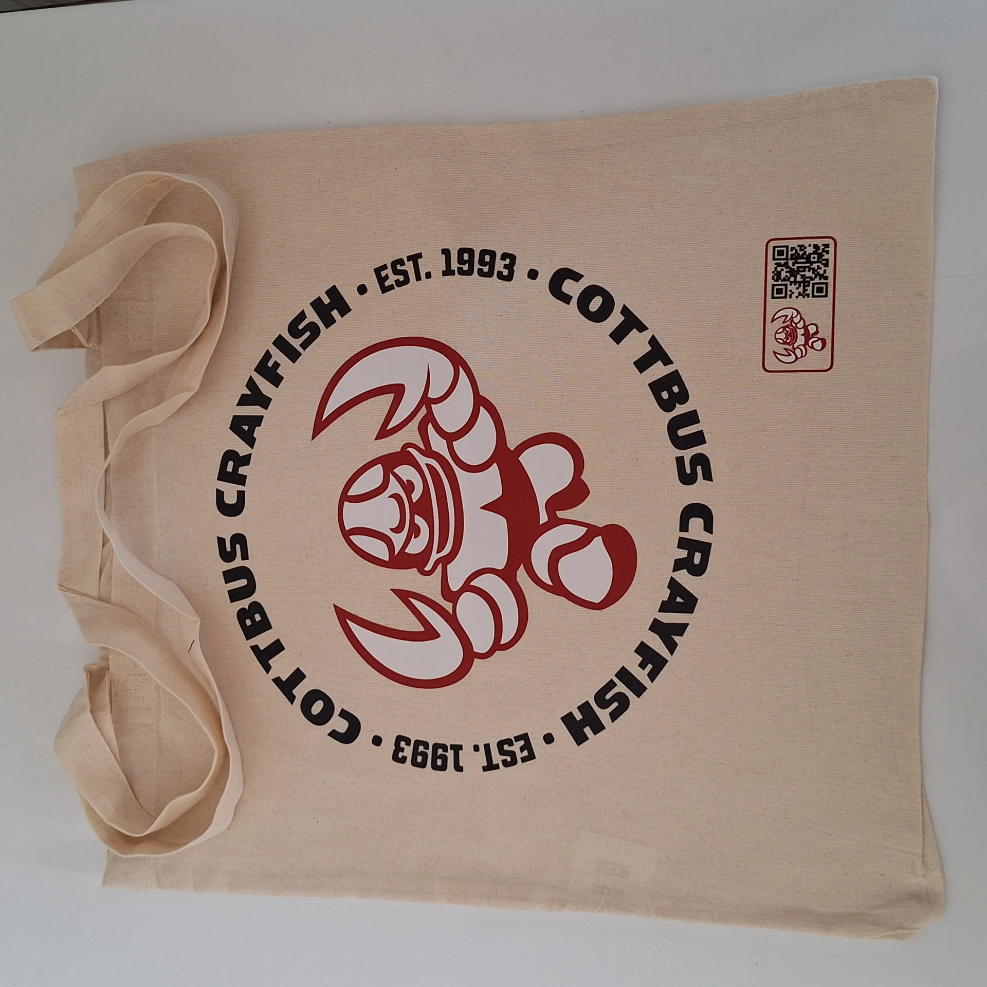 Crayfish Stoffbeutel – Logo Vintage