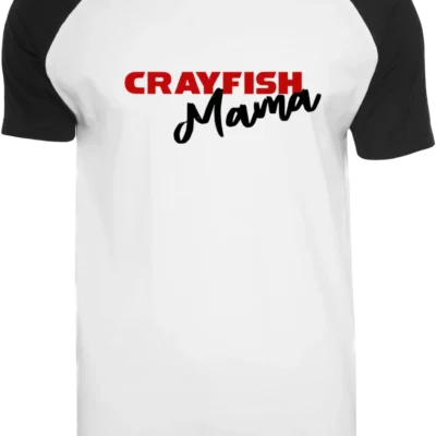 Crayfish Mama T-Shirt – Baseball Style