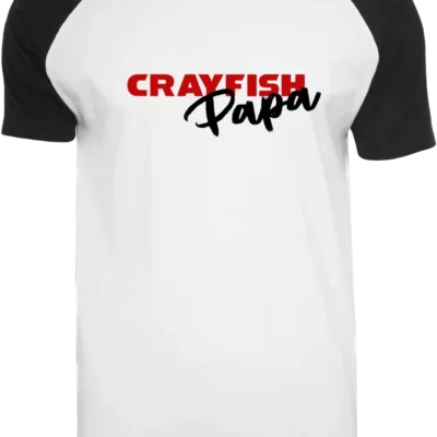 Crayfish Papa T-Shirt – Baseball Style