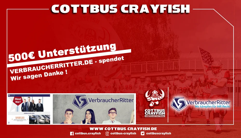 Verbraucherritter spendet