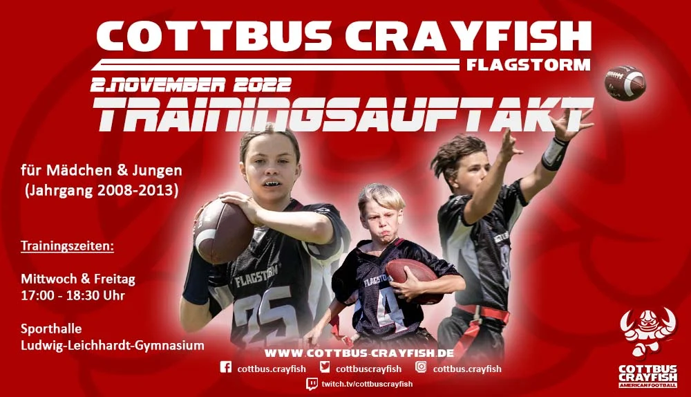 Trainingsauftakt Flag Jugend