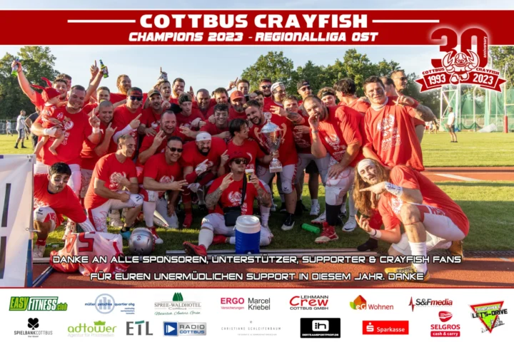 Teamfoto-Champs mit Pokal