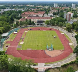 Stadion-Luftaufnahme